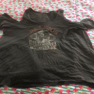 cold shoulder janis joplin shirt